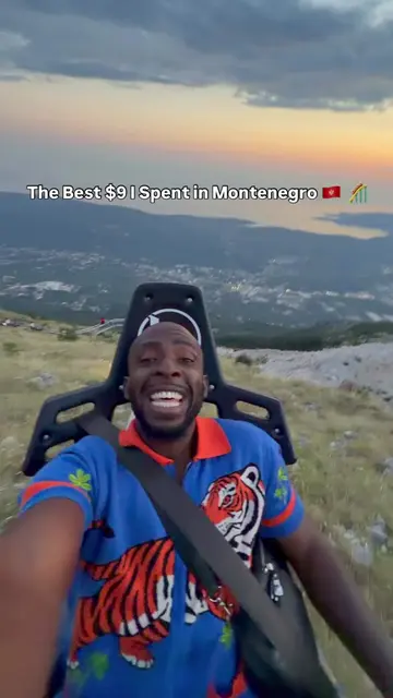 Would you try this alpine coaster? 📍Kotor Cable Car, Montenegro 🇲🇪🎢