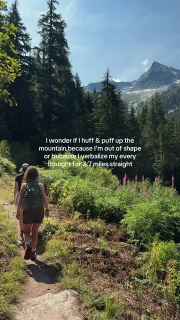 This audio is how I sound on a verbal process hike 😅 #hiker #Hiking #hikingcont