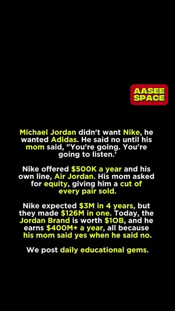 The story of Michael Jordan is one of the greatest business success stories ever