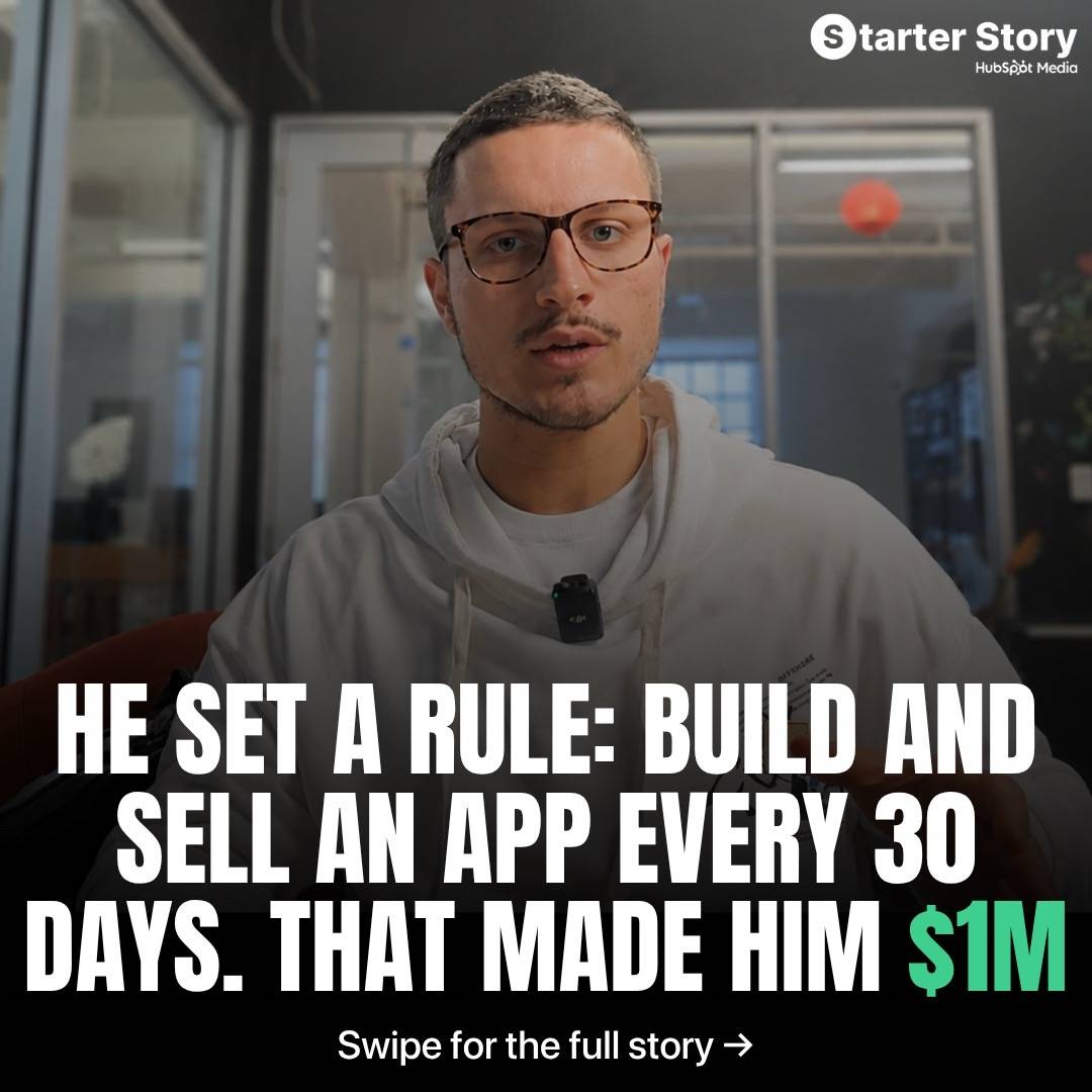 He built and sold 7 apps while working a 9-to-5. The last one exited for over $1