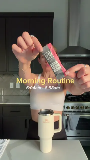 My non-negotiables before 9am: sunscreen, electrolytes with Raspberry Salt LMNT,