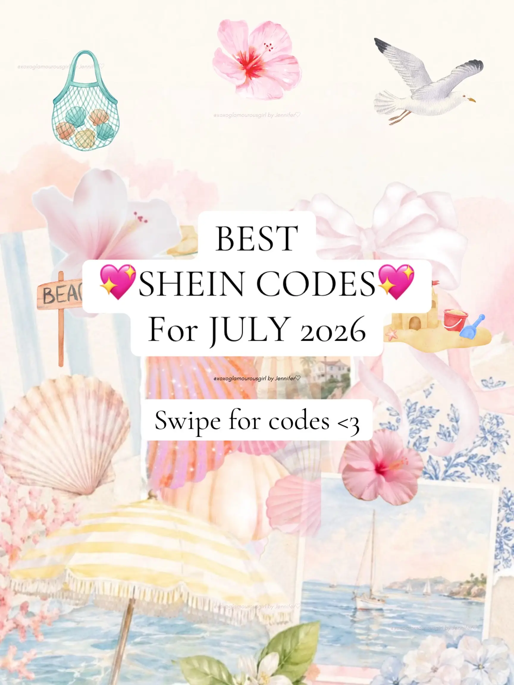 Your SHEIN cart deserves a few extra savings with these July 2026 shein codes 💕