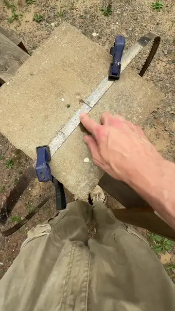 In part two of welding a broken sawmill band saw blade together, we're preparing