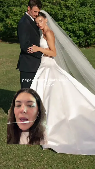 ONE WORD: WOW @paige lorenze   #tommypaul #paigelorenze #weddingseason #popcultu