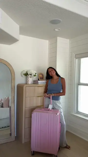 my dream vacay is finally here🌺🌴🌈 this @CALPAK Travel Travel suitcase fits so