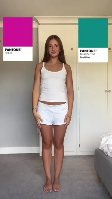 Let’s paint my outfit!! 🎨   Styling colour combos- hot pink and teal edition (a