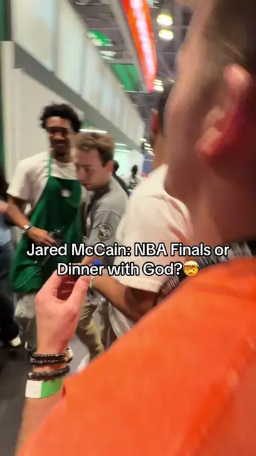 @Jared McCain Dinner with God. #jaredmccain #nbafinals 