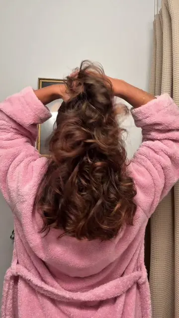 Results of last night sock bun curls 💗🌸💖💞🌷 #sockcurls #sockcurlbun #sockcur