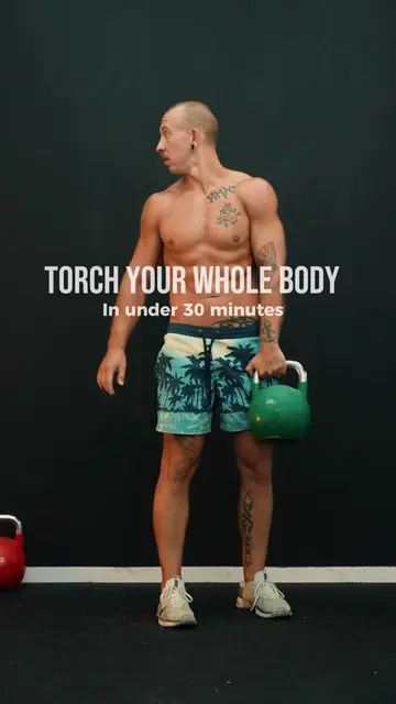 24-Minute Full Body EMOM A simple but effective full-body kettlebell workout tha