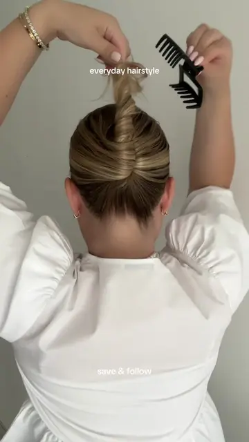 this hairstyle never disappoints 🤍 #hairtok #hairstyle #hairstyletutorial #claw