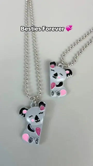 Unboxing unique gifts to surprise besties! #bff #besties #necklace #gift 