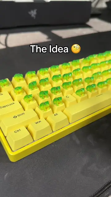 Which do you prefer? #frog #keyboard #gaming