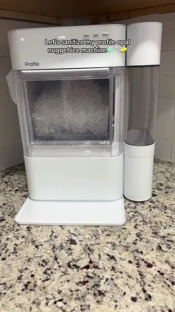 Let’s sanitize my Profile Opal nugget ice machine @GE Profile 🧼🧽🫧 #geprofile 