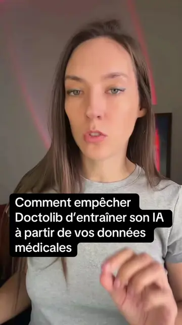 Comment empêcher doctolib d entraîner son IA à partir de tes données médicales 
