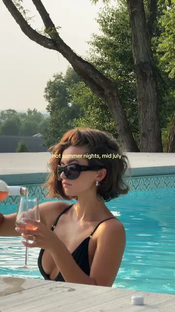 DND w/ @winc ⭐️ #wine #wineclub #hotsummernights #girlhood #shorthair 