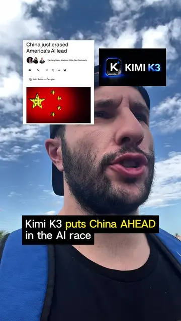 Kimi K3 puts China AHEAD in the AI race 🚨 #ai #aiagent #kimik3 #china 