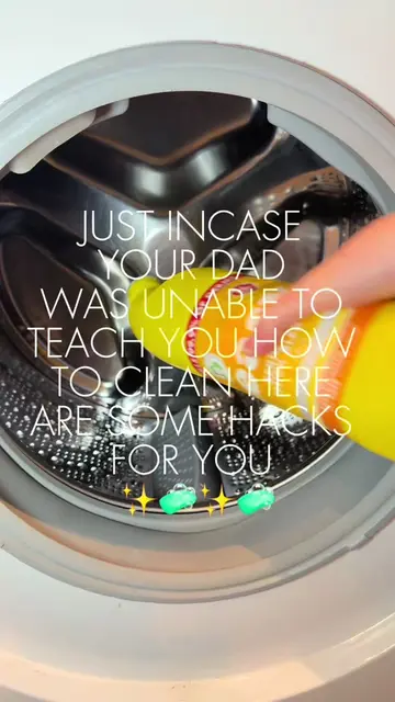 Just incase your dad was unable to teach you how to clean here are some cleaning