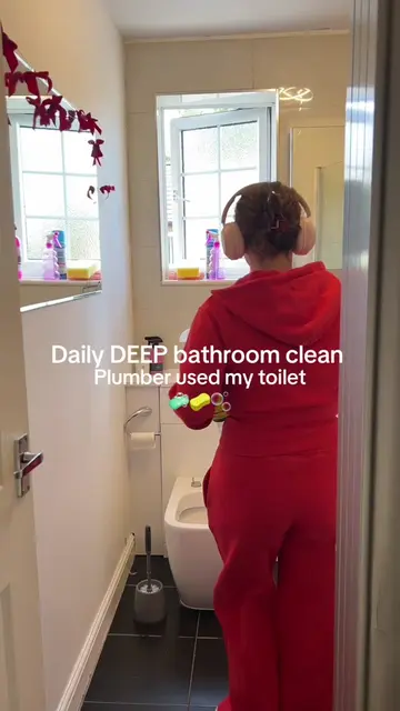 Bathroom is one of the rooms I don’t like cleaning - but bleach and fairy liquid
