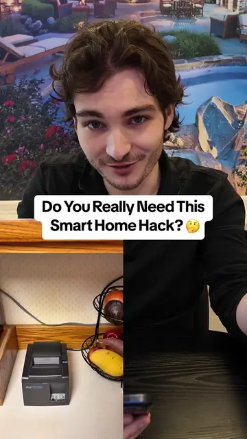 This might be one of the more creative smart home setups we've seen. Is it overk