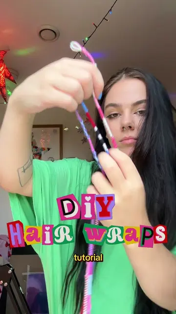 how to make reusable DIY hair wraps!💈✂️ #crafttok #easydiy #hairwraptutorial #c