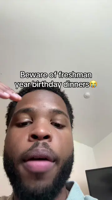Just avoid the bday dinners freshman year of college #college #collegelife #birt