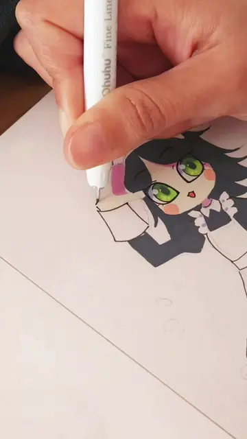 Probando los #OhuhuKahuku en una bella chorita ♡ #OhuhuMarkers #OhuhuAcrylicMark