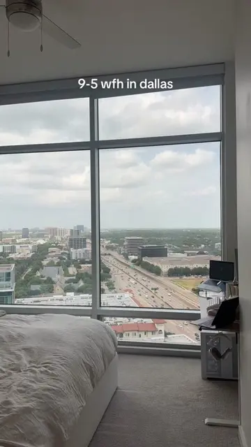 a productive friday before the weekend ☀️ #dallas #wfh #apartment #aesthetic #di
