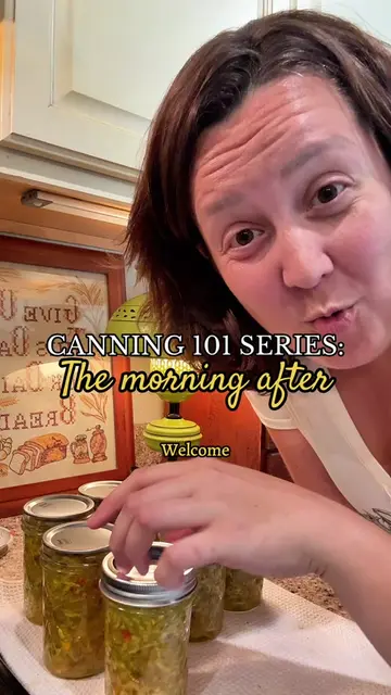 Canning 101 Series: What to do with your jars after canning I meant to get the p