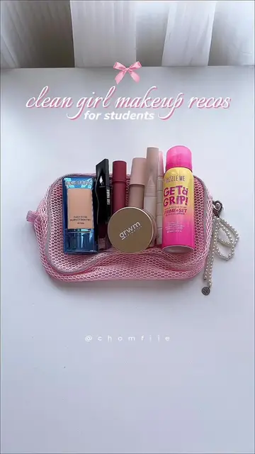 𓂃˖ ࣪⊹ clean girl makeup for students ☁️✨  @GRWM Cosmetics @barenbliss_ph @SKINT