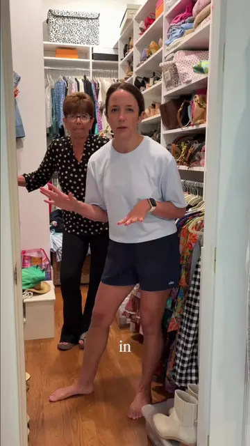 POV: We thought cleaning out my closet would be a quick project… 🤡 Turns out it
