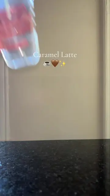 Simple, but good😋 #caramel #latte #espresso #coffee #coffeetiktok ee