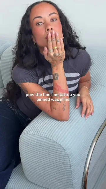 scattered arm tattoos doing numbers on pinterest. i just work here. #finelinetat