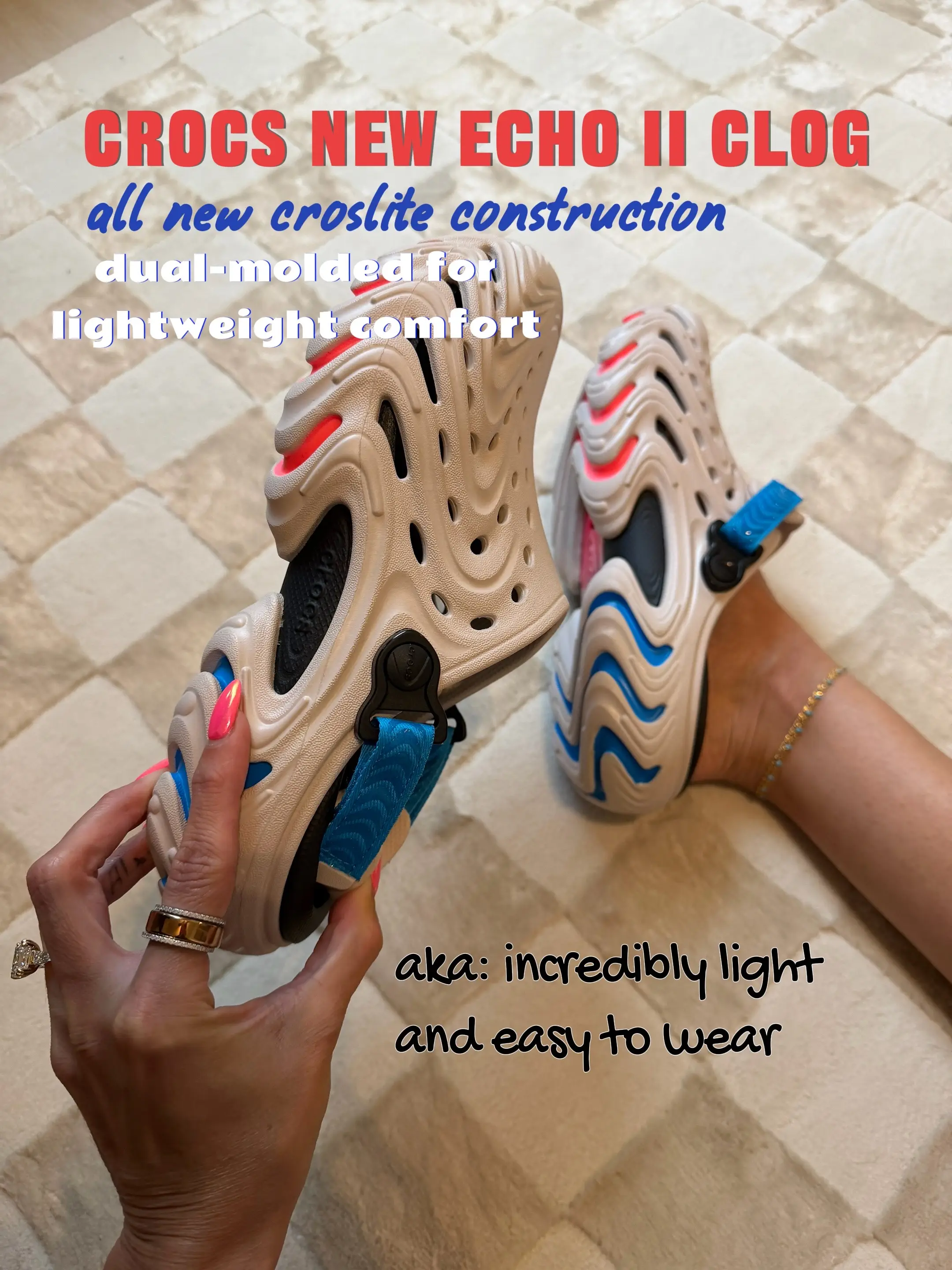Sporty, Edgy, Futuristic = Crocs newest Echo Clogs are here 👀 @Crocs #crocs #cr