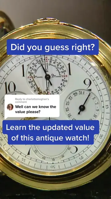 Replying to @charlottemeghan Did you guess if the updated value of this antique 