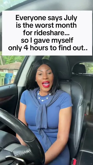 Everyone keeps saying July is the worst month for rideshare, so I stopped listen