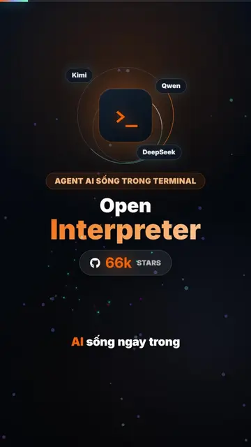 Một con AI sống ngay trong terminal: gõ đúng 1 chữ interpreter là nó đọc file, s