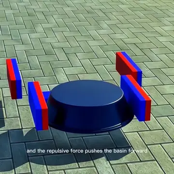 Watch Magnets Make a Train FLOAT in Mid-Air 😱🧲 #maglev #train #technology #3da