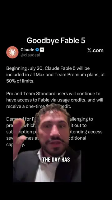 Goodbye fable 5. #llm #fable #claude #ai