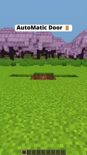 Minecraft Automatic Door Tutorial #Minecraft #gaming #minecraftdaily #minecraftb