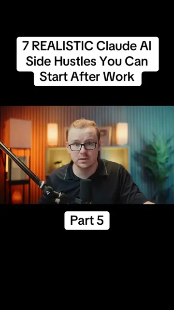 7 REALISTIC Claude AI Side Hustles You Can Start After Work #fyp #foryou #viral 