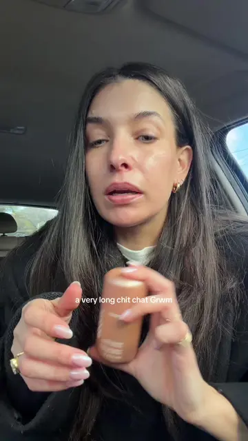 my go to car makeup essentially #grwm #makeup #wedding #chitchat 