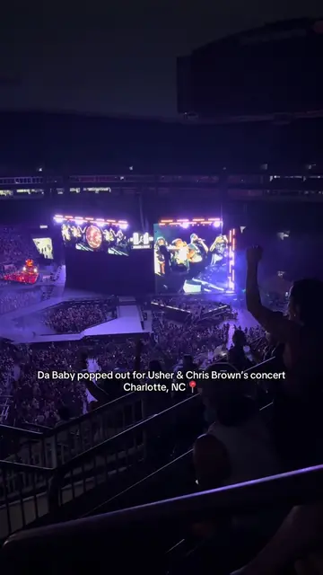 had to slow it downnnn🙈 . . . #dababy #usherandchrisbrown #charlottenc #chrisbr