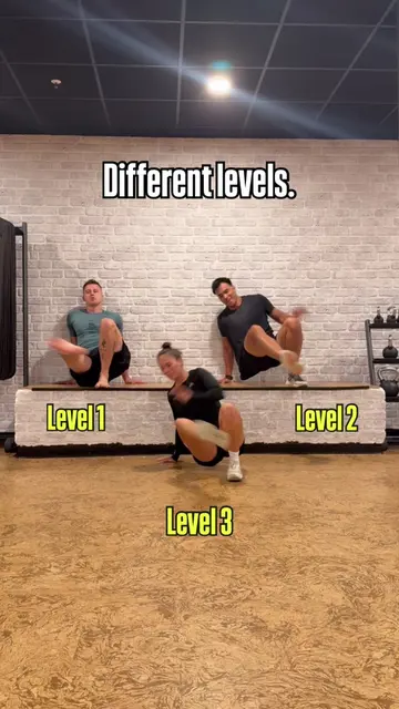 Which level do you want to learn next? 💪 #hiitthebeat #bodyweightworkout #funct