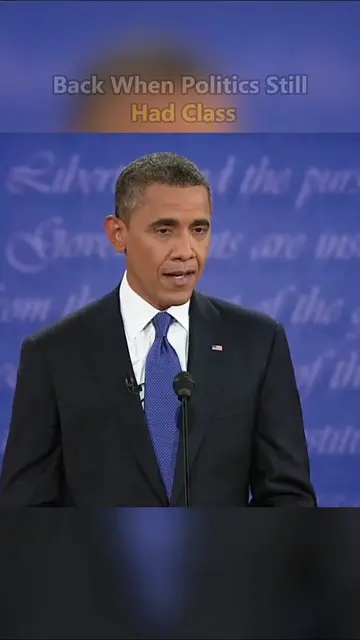When Political Rivals Still Respected Each Other#fyp #politics #president#Barack