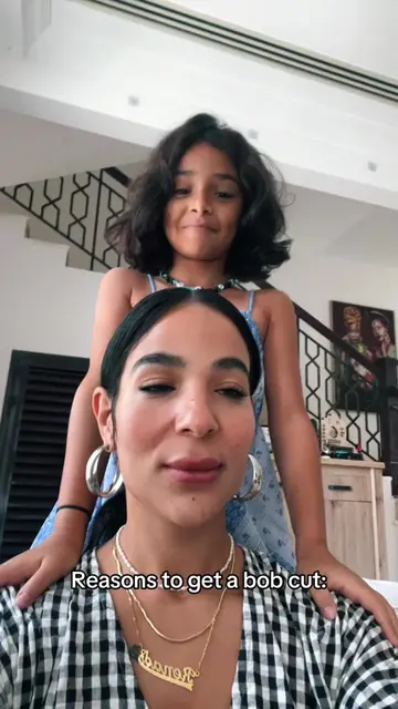 Julia approved it 💇‍♀️ @fatpapimusic  #renadfathi #haircut #bobcut #trending 