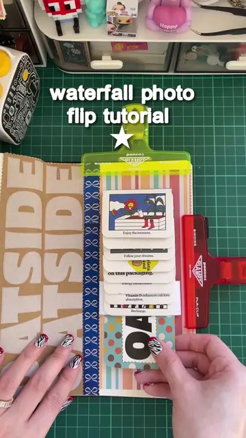 interactive junk journal page idea ✂️⭐️ @OATSIDE Philippines #junkjournal #journ