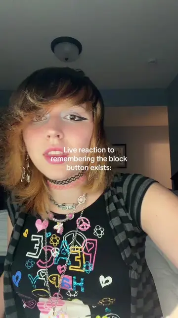 LOVE the block button 🩷🩷 - - - #scene #pastelgoth #alt #blocked #blocking 