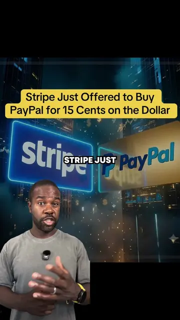 Stripe just offered $53B for PayPal — a company worth $360B in 2021. About 15 ce