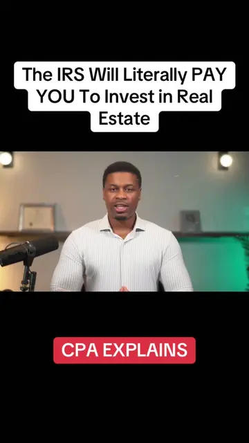 The IRS Will Literally PAY YOU To Invest in Real Estate #realestateinvestor #tax