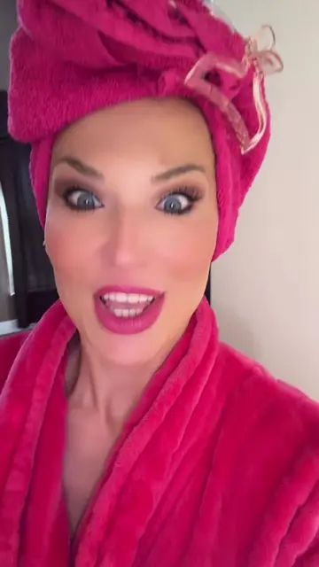 Bathroom tour 🚿✨ People always say, “You look like you just woke up like that.”